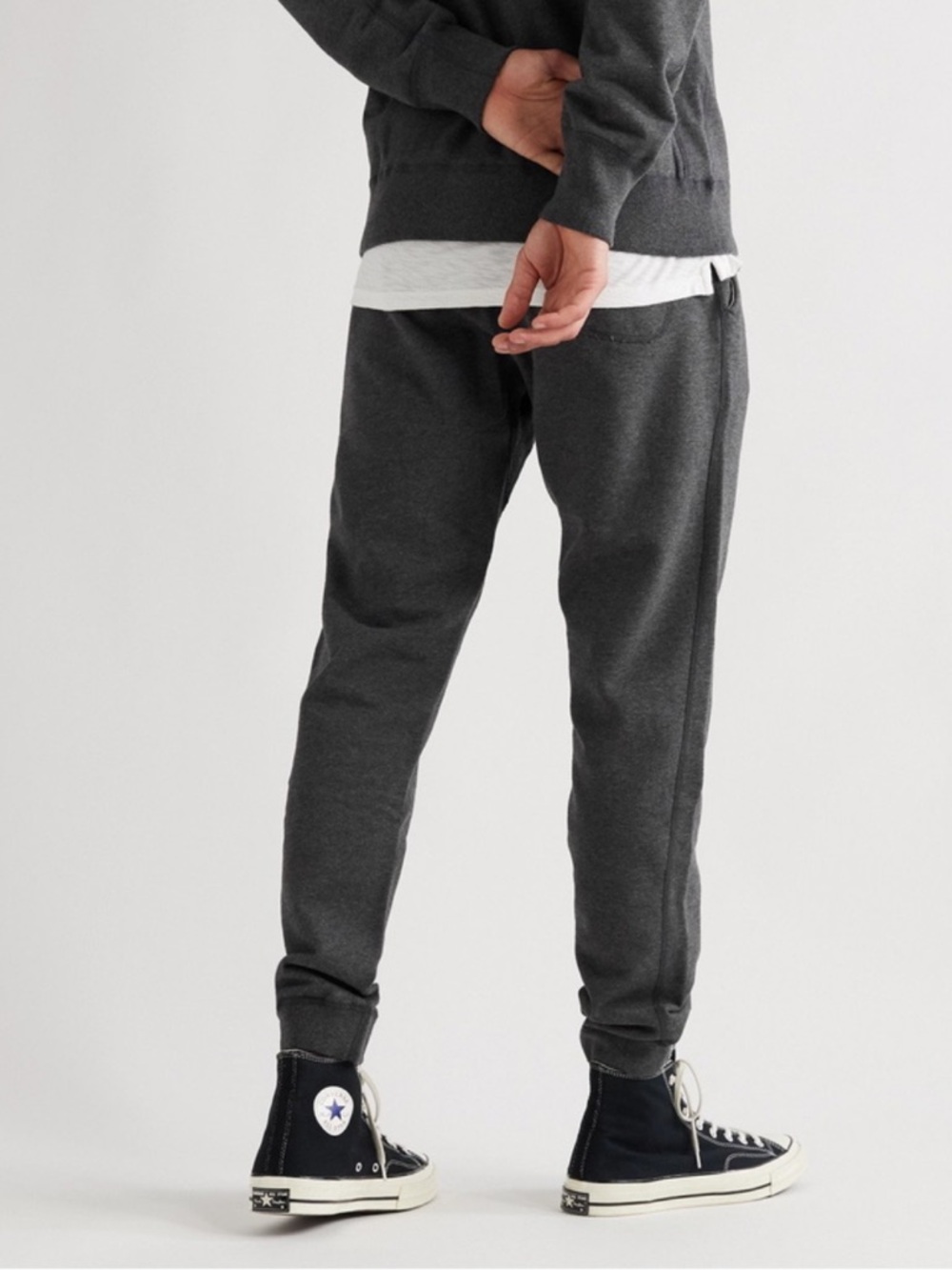 Reigning Champ - Slim-Fit Loopback Cotton-Jersey Sweatpants - Gray - Picture 2 of 7